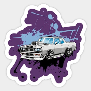 Customized Classic Cars Sticker